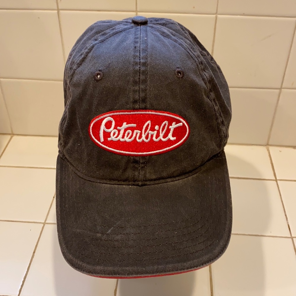 Peterbilt baseball style hat distressed